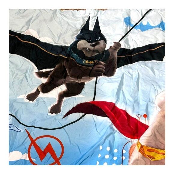 DC League Of SuperPets Kids Bedding Set Toddler Crib Quilt Pillowcase Flat Sheet - Picture 10 of 16